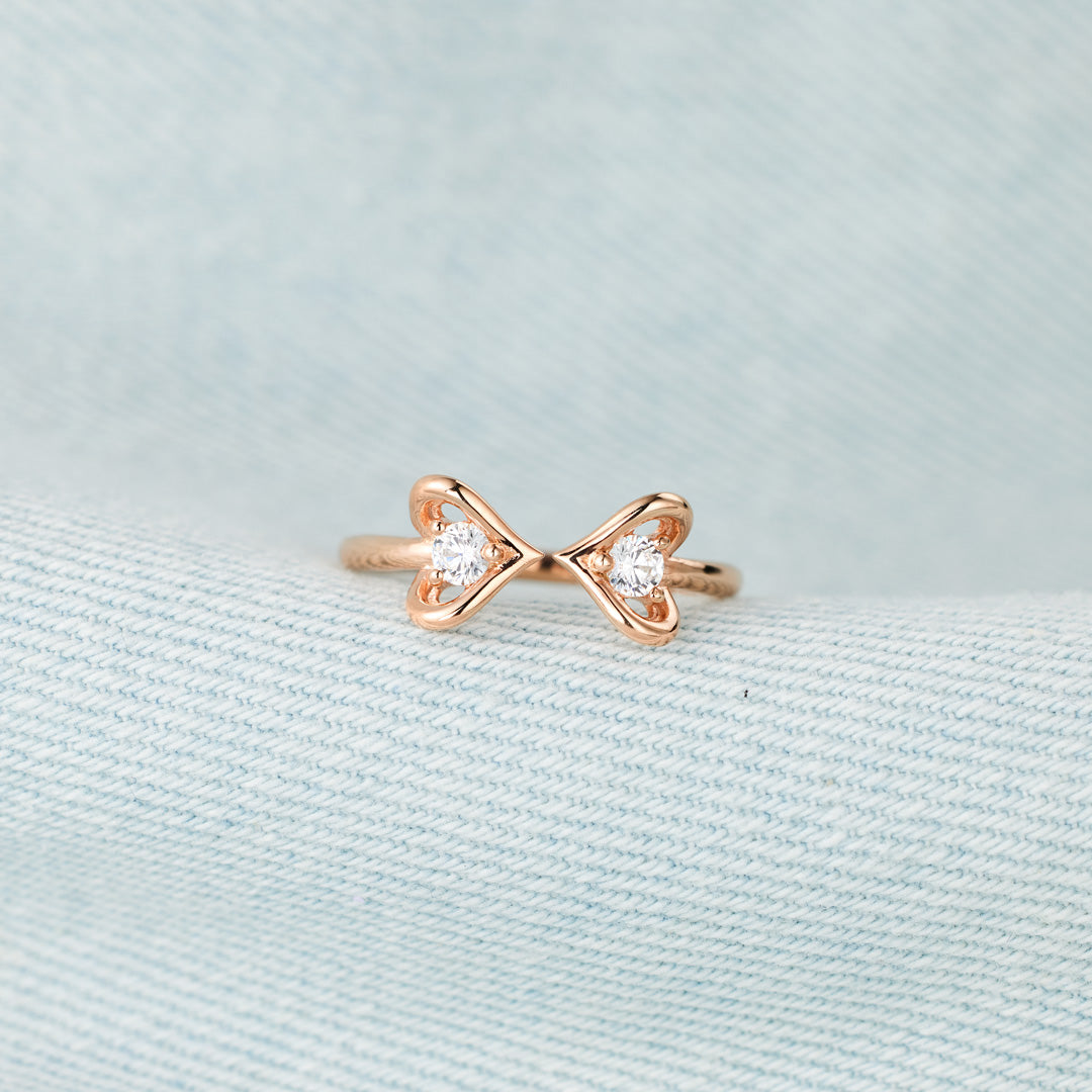 My Heart Will Always Be Tied To Yours Gathered Hearts Ring