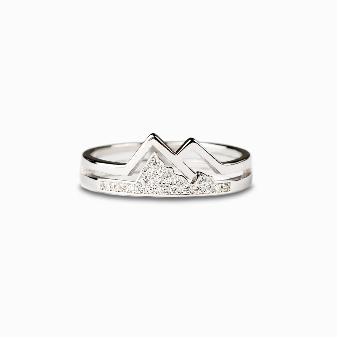 Pavé Mountain Ring
