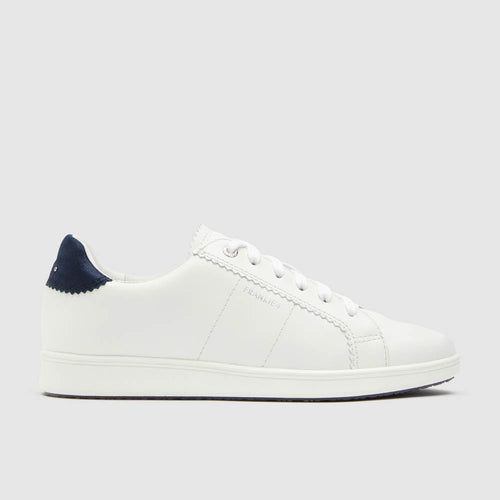 Jackie IV White/Navy Metallic